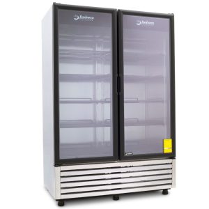 Refrigerador cervecero exhibidor Imbera de puerta de vidrio con capacidad 500 botellas y gabinete color negro- CCV-500 - Imagen 4