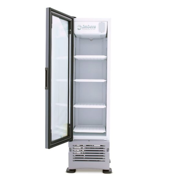 Refrigerador Exhibidor Imbera de Puerta de Vidrio con Capacidad de 8 pies y Gabinete de Color Blanco – VR-08 - Imagen 3