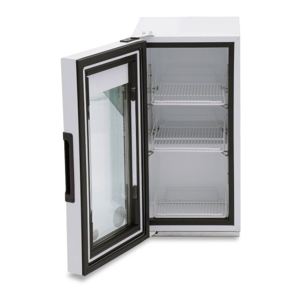 Congelador Exhibidor de Mostrador Imbera de Puerta de Cristal con Capacidad de1.5 pies y Gabinete de Color Blanco – VF-1.5 - Imagen 3