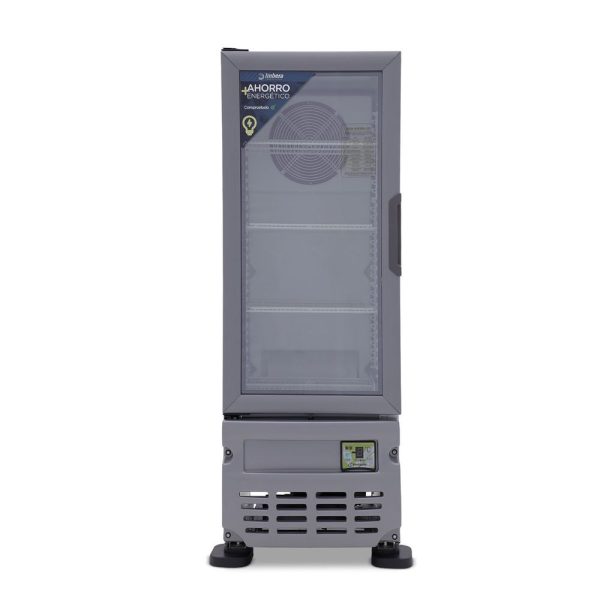 Refrigerador exhibidor Imbera color blanco de puerta de vidrio con capacidad de 4 pies – VRS-05 - Imagen 2