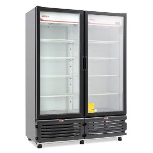 Refrigerador Exhibidor Imbera de 2 Puertas de Cristal con Capacidad de 26 pies y Gabinete de Color Blanco – VR-26 2PC - Imagen 5