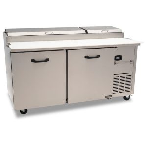 Mesa fría Imbera elaborada en acero inoxidable con mesa de trabajo sanalite y 6insertos – PTP10-F01 - Imagen 9
