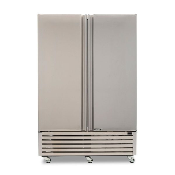 Refrigerador Reach-In de acero inoxidable Imbera de dos puertas sólidas y capacidad de 43 pies- VRD43 - Imagen 2