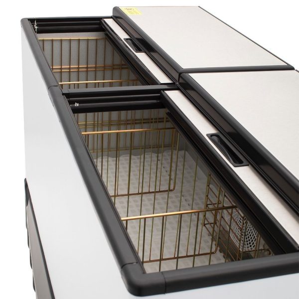 Refrigerador Horizontal Imbera de Doble Puerta Deslizable de Acero Inoxidable con Capacidad de 18 pies – HR-18 - Imagen 3