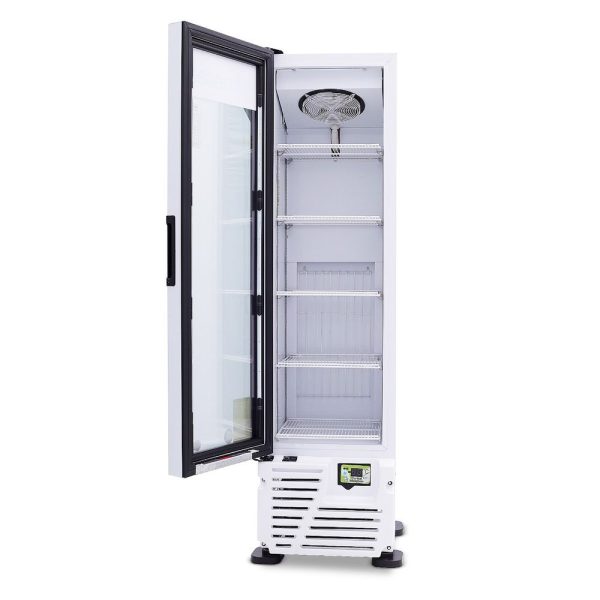 Congelador exhibidor Imbera de puerta de vidrio con capacidad de 8 pies y gabinete color blanco- VFS-08 - Imagen 3