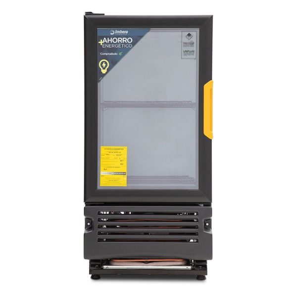 Refrigerador cervecero Imbera color negro de puerta de vidrio con capacidad de 72 botellas – CCV-72 - Imagen 2