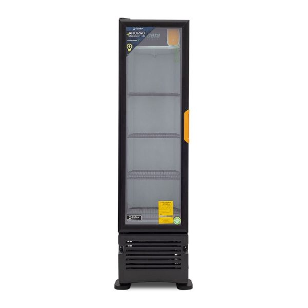 Refrigerador cervecero Imbera color negro de puerta de vidrio con capacidad de 144 botellas – CCV-144 - Imagen 2
