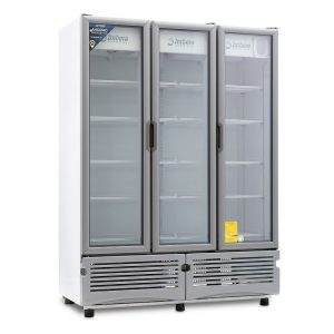 Refrigerador Imbera color blanco con puerta de vidrio con capacidad de 12 pies – VR-12 - Imagen 11