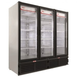 Refrigerador exhibidor Imbera de puerta de vidrio con capacidad de 9 pies y gabinete de color blanco – VR-09 - Imagen 5