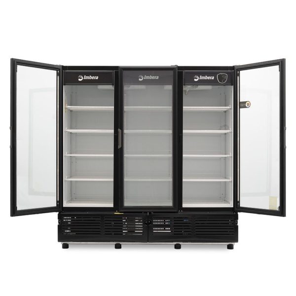 Refrigerador cervecero Imbera color negro de puerta de vidrio con capacidad de 1350 botellas- CCV-1350 - Imagen 3