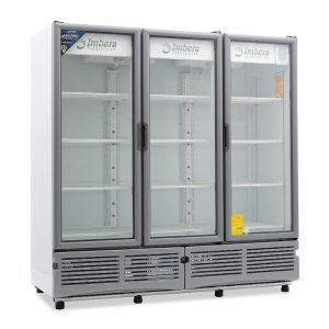 Refrigerador cervecero Imbera color negro de puerta de vidrio con capacidad de 144 botellas – CCV-144 - Imagen 10