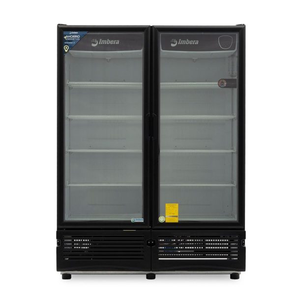 Refrigerador cervecero Imbera color negro de puerta de vidrio con capacidad de 900 botellas- CCV-900 - Imagen 2