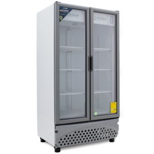 Refrigerador cervecero exhibidor Imbera de puerta de vidrio con capacidad 500 botellas y gabinete color negro- CCV-500 - Imagen 9