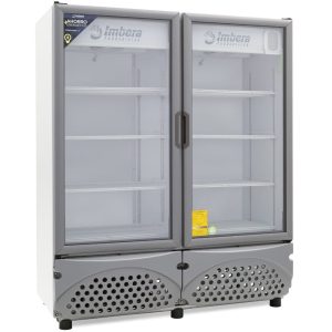 Refrigerador Exhibidor Imbera de Puerta de Cristal con Capacidad de 25 pies y Gabinete de Color Blanco – VR-25 - Imagen 12