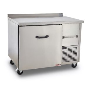 Mesa fría Imbera elaborada en acero inoxidable con mesa de trabajo sanalite y 9insertos – PTP22-F21 - Imagen 9
