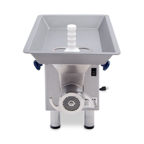 Molino para carne Protek de acero inoxidable con capacidad de molienda de 10kgpor minutos- MPK-22-SS - Imagen 2