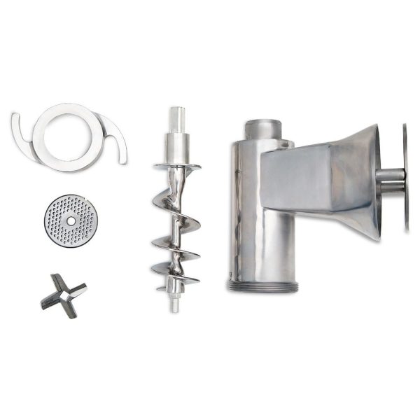 Molino para carne Protek de acero inoxidable con capacidad de molienda de 10kgpor minutos- MPK-22-SS - Imagen 3