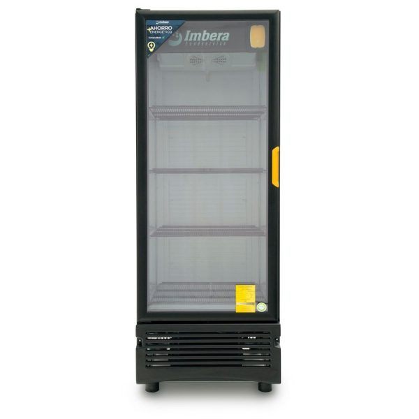 Refrigerador cervecero exhibidor Imbera de puerta de vidrio con capacidad 500 botellas y gabinete color negro- CCV-500 - Imagen 2