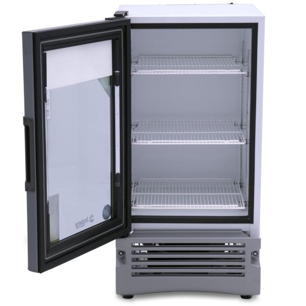 Refrigerador Exhibidor Imbera de Puerta de Cristal con Capacidad de 4 pies y Gabinete de Color Blanco – VR-04 - Imagen 3
