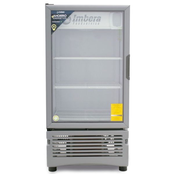 Refrigerador Exhibidor Imbera de Puerta de Vidrio con Capacidad de 11 pies y Gabinete de Color Blanco – VR-11 - Imagen 2