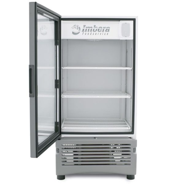 Refrigerador Exhibidor Imbera de Puerta de Vidrio con Capacidad de 11 pies y Gabinete de Color Blanco – VR-11 - Imagen 3