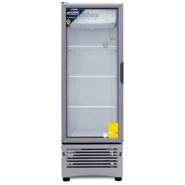 Refrigerador Imbera color blanco con puerta de vidrio con capacidad de 12 pies – VR-12 - Imagen 2