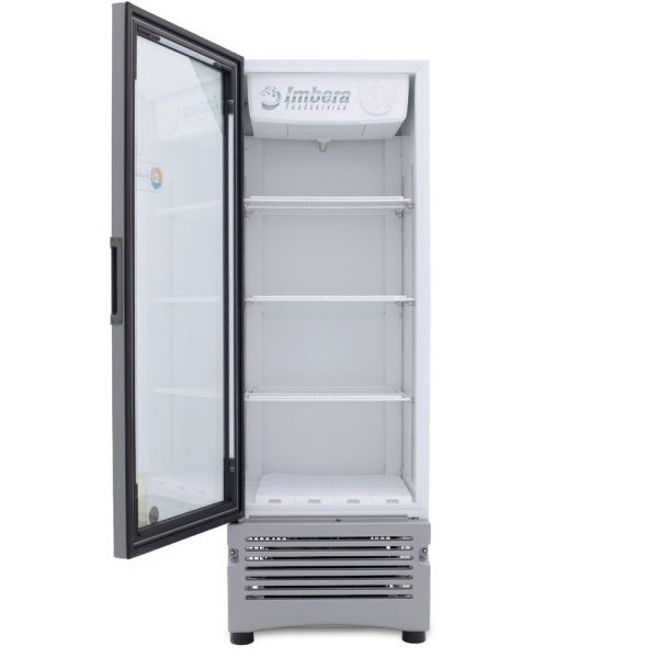 Refrigerador Imbera color blanco con puerta de vidrio con capacidad de 12 pies – VR-12 - Imagen 3