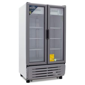 Refrigerador cervecero Imbera color negro de puerta de vidrio con capacidad de 144 botellas – CCV-144 - Imagen 4